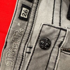 Miss Me Light Gray skinny Jeans